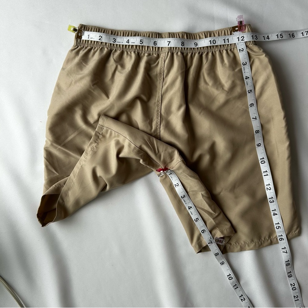 ASOS Men’s Tan Swim Trunks - Picture 9 of 9